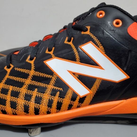 Mens Size 16 Black Orange New Balance 4040v5 Metal Baseball Cleats L4040B05 NWOB - Picture 8 of 14